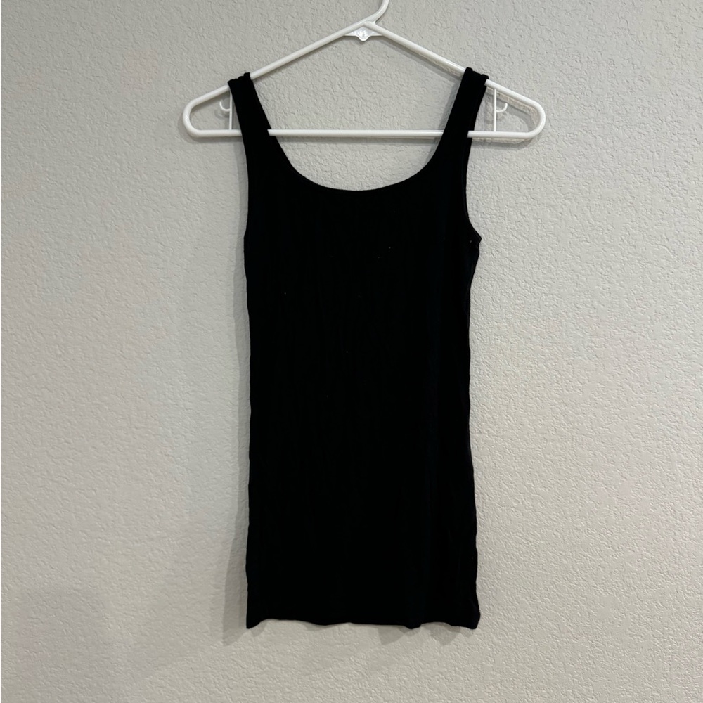 Black tank top